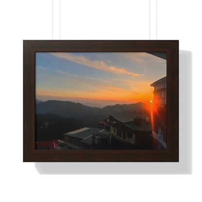 Shimla Sunset Framed Poster