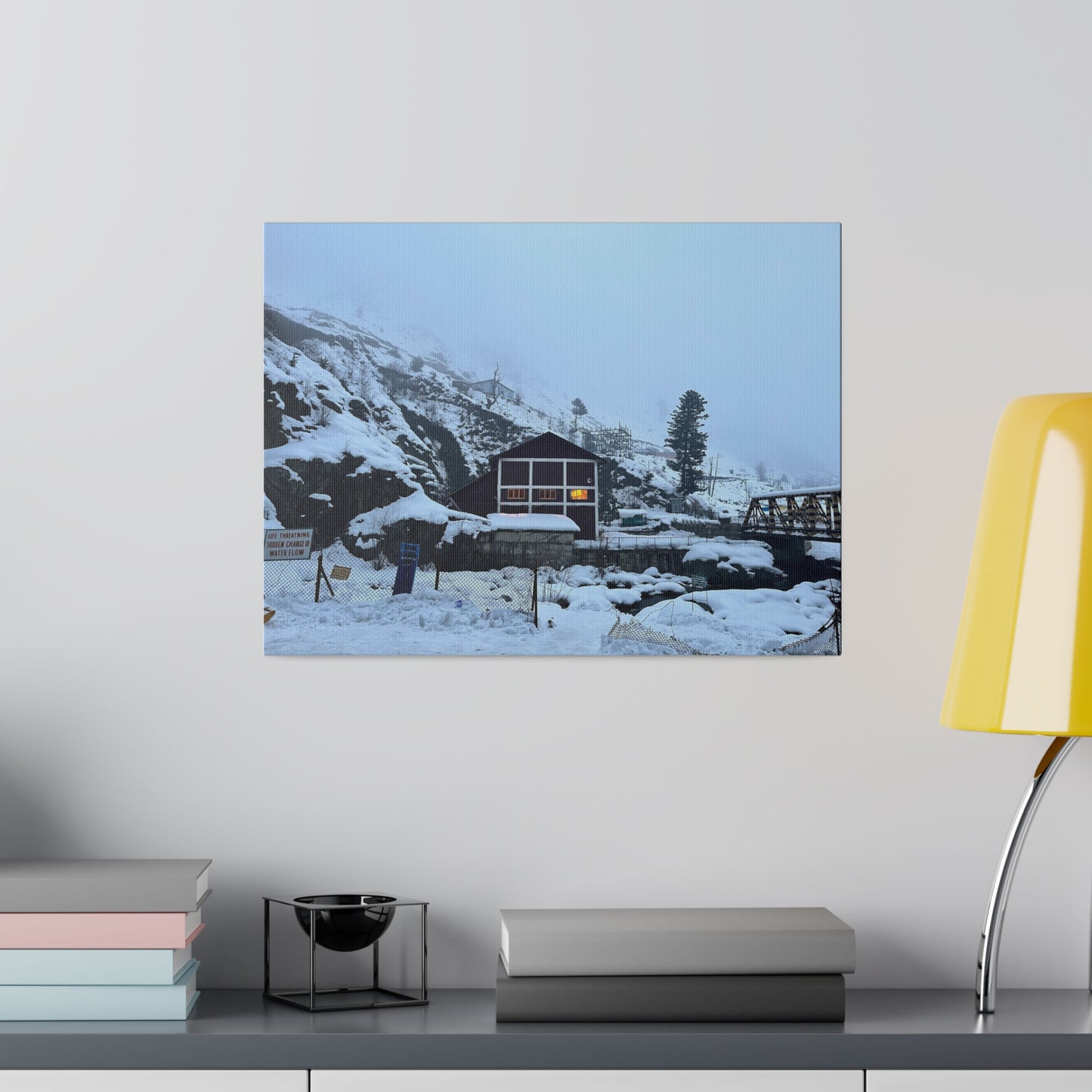 Snowfall Serenity Matte Canvas