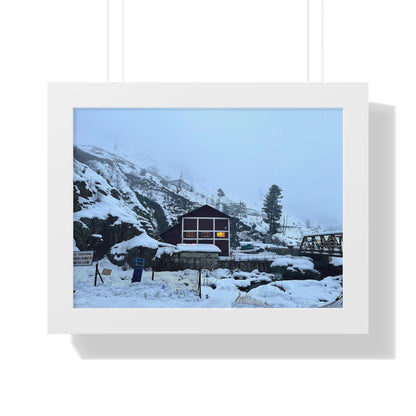 Snowfall Serenity Framed Poster