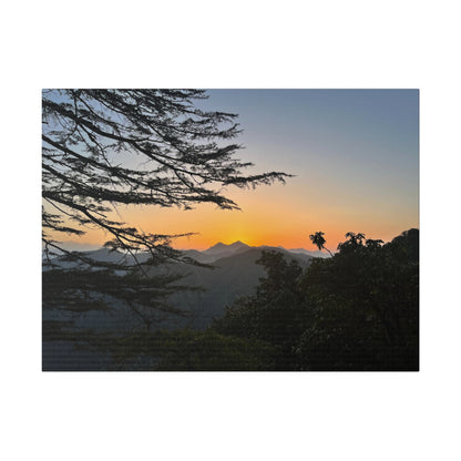 Himalayan Sunrise Serenity Matte Canvas