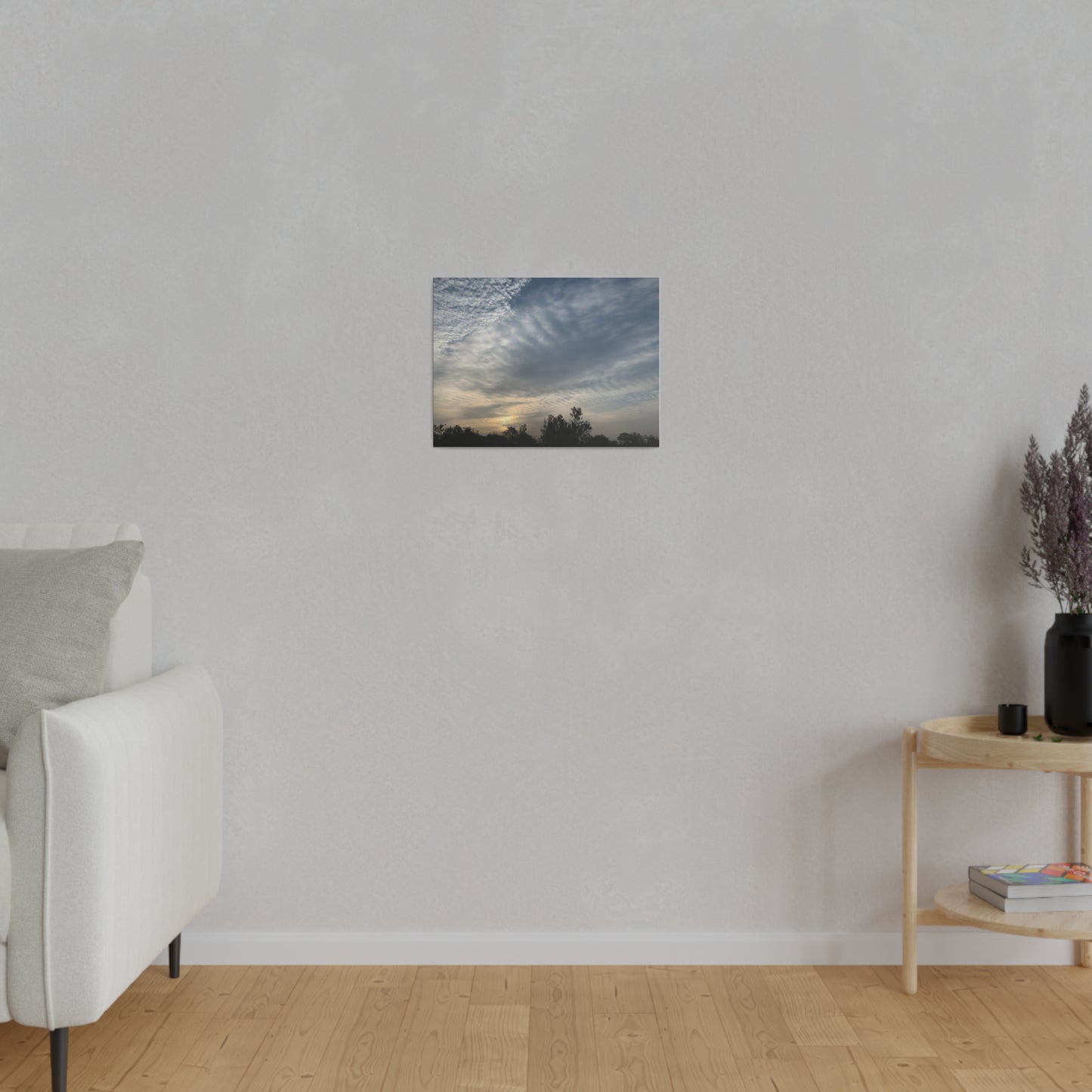 Cloudy Sunset Spectacle Matte Canvas