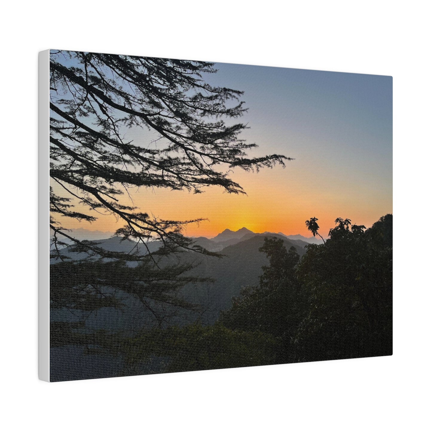 Himalayan Sunrise Serenity Matte Canvas