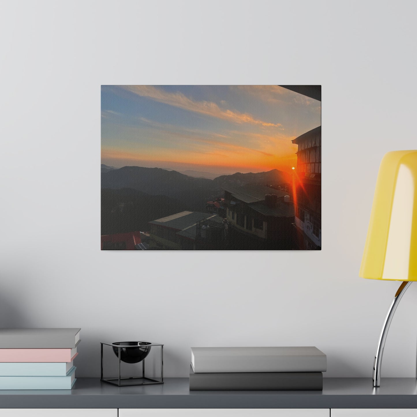 Shimla Sunset Matte Canvas