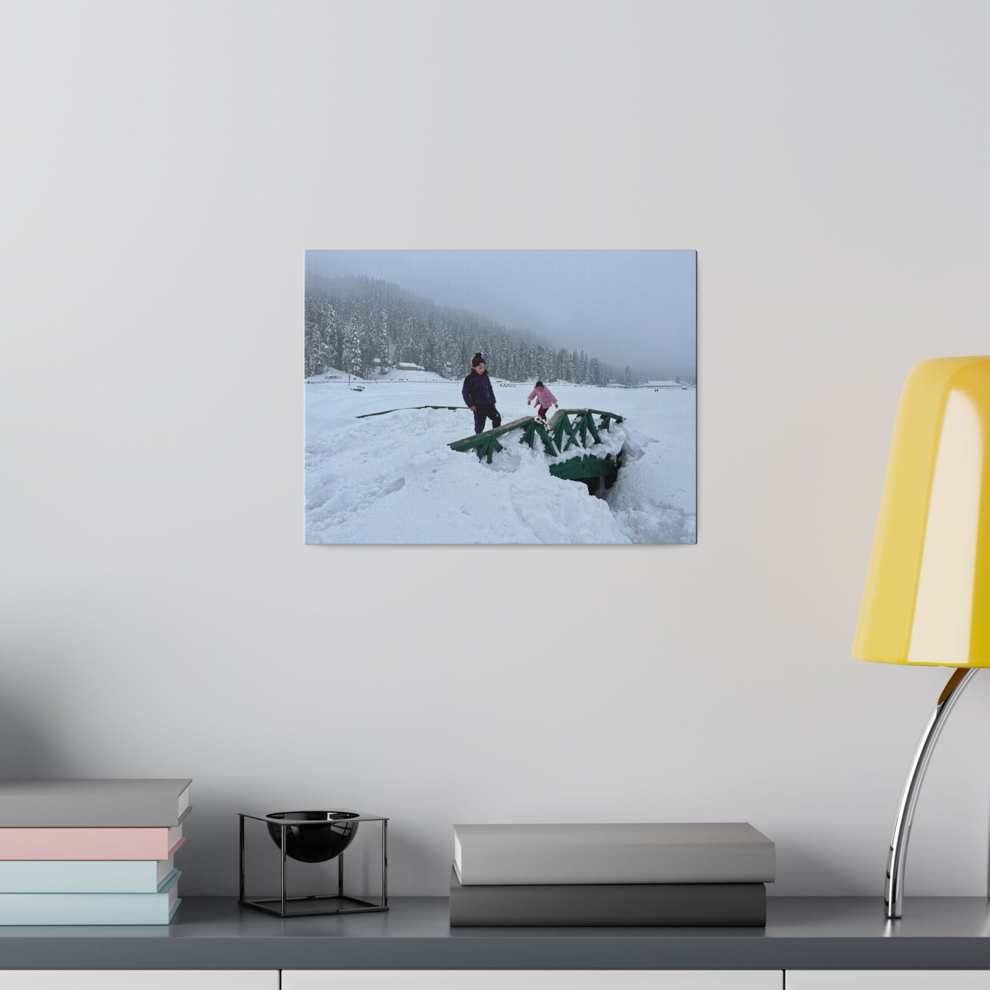 Snowy Adventures  Matte Canvas