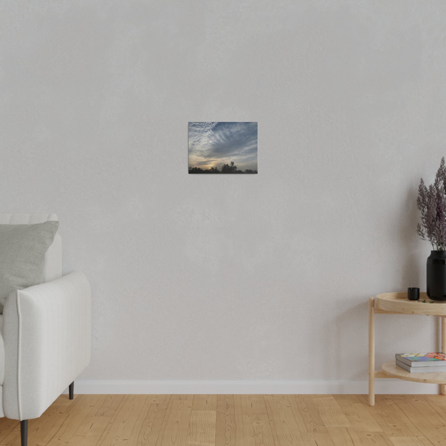 Cloudy Sunset Spectacle Matte Canvas