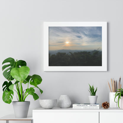 Pachmarhi Sunset Bliss Framed Poster