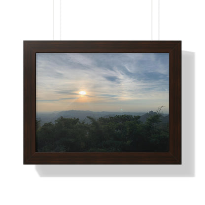 Pachmarhi Sunset Bliss Framed Poster