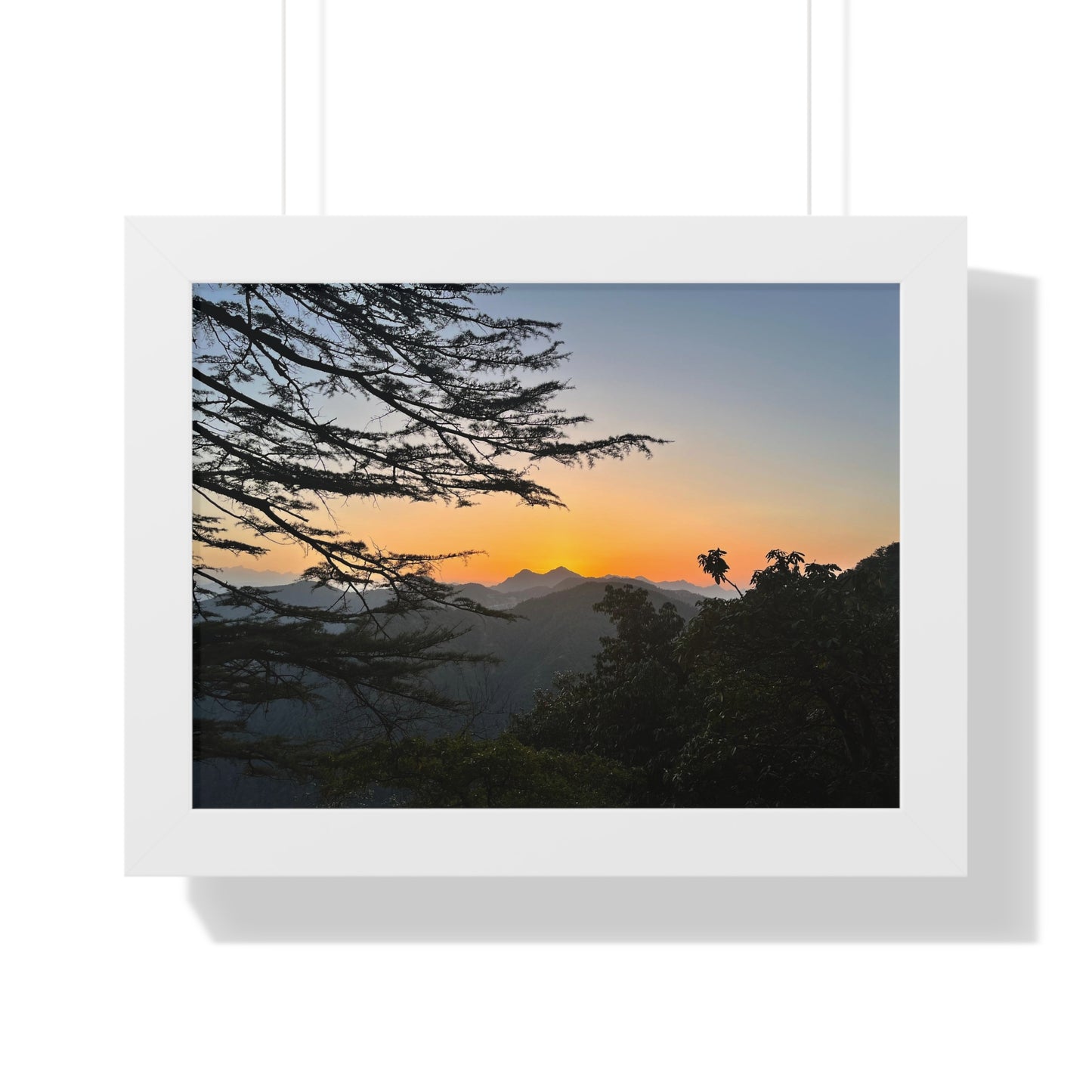 Himalayan Sunrise Serenity Framed Poster