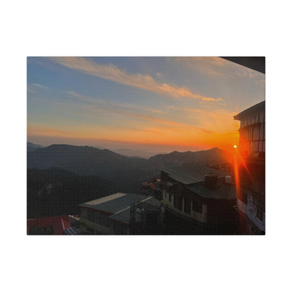 Shimla Sunset Matte Canvas