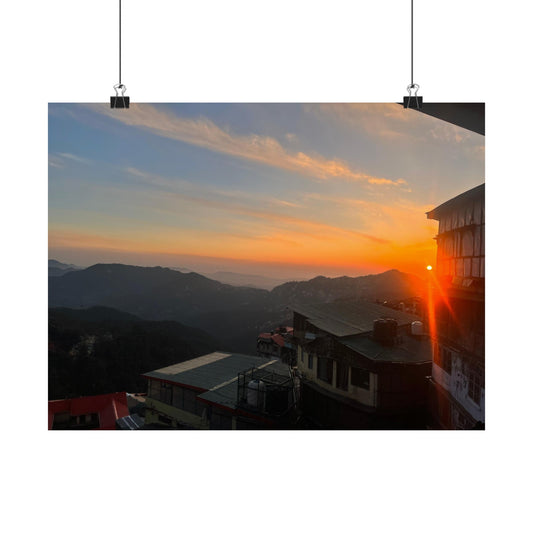 Shimla Sunset Poster