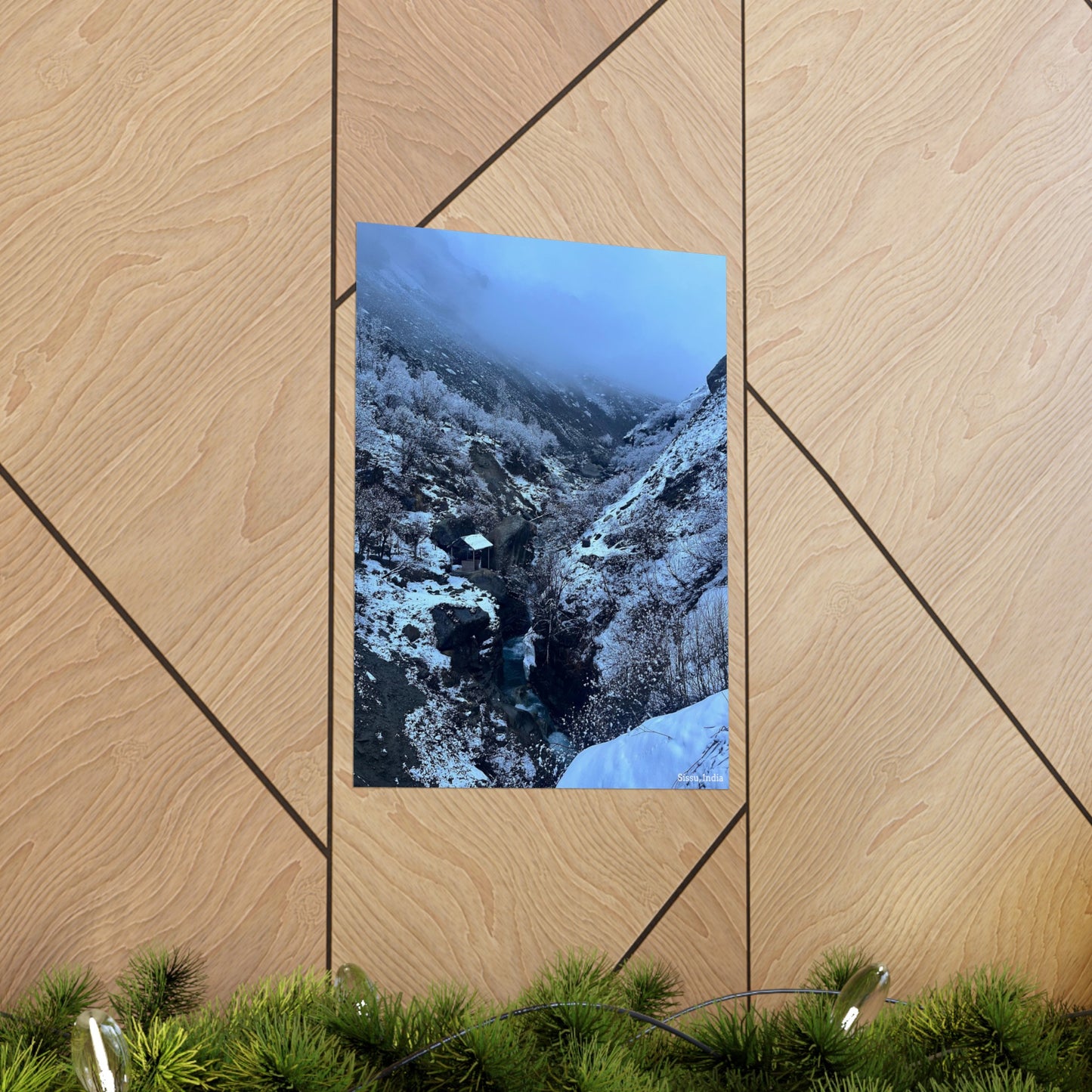 Winter Mountain Duo Poster
