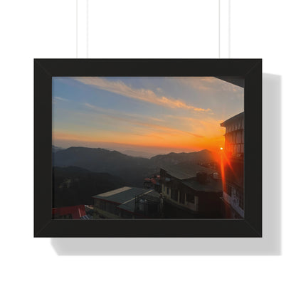 Shimla Sunset Framed Poster